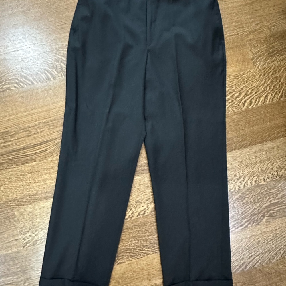 Jos A Banks signature collection, men’s black dress pants with cuffs, 36 x 30